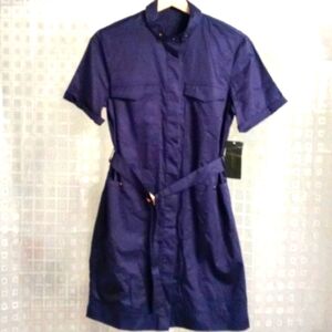 New Zara Navy Blue Dress Small
